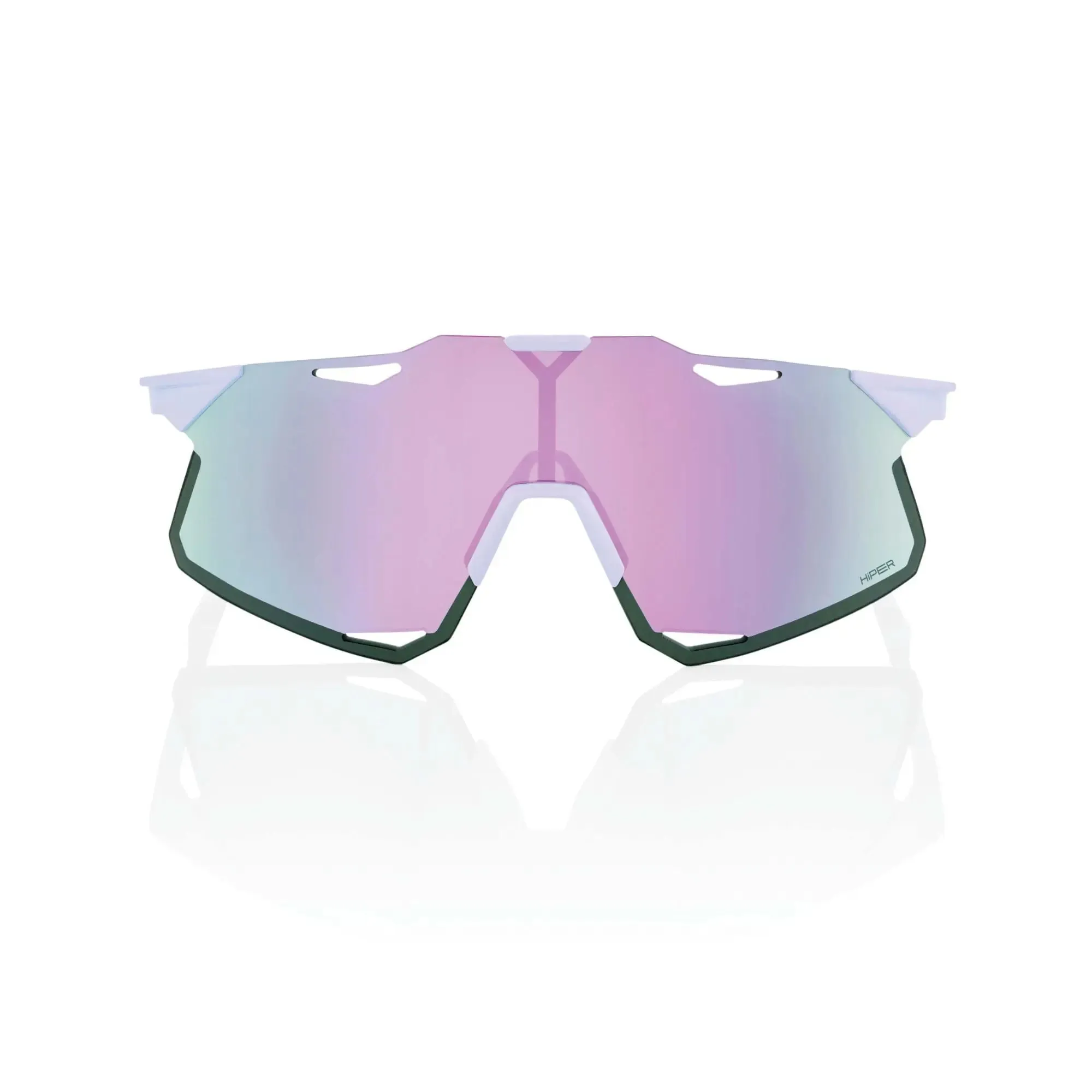 100% Hypercraft Glasses Gloss Lavender / HiPER Lavender Mirror Lens