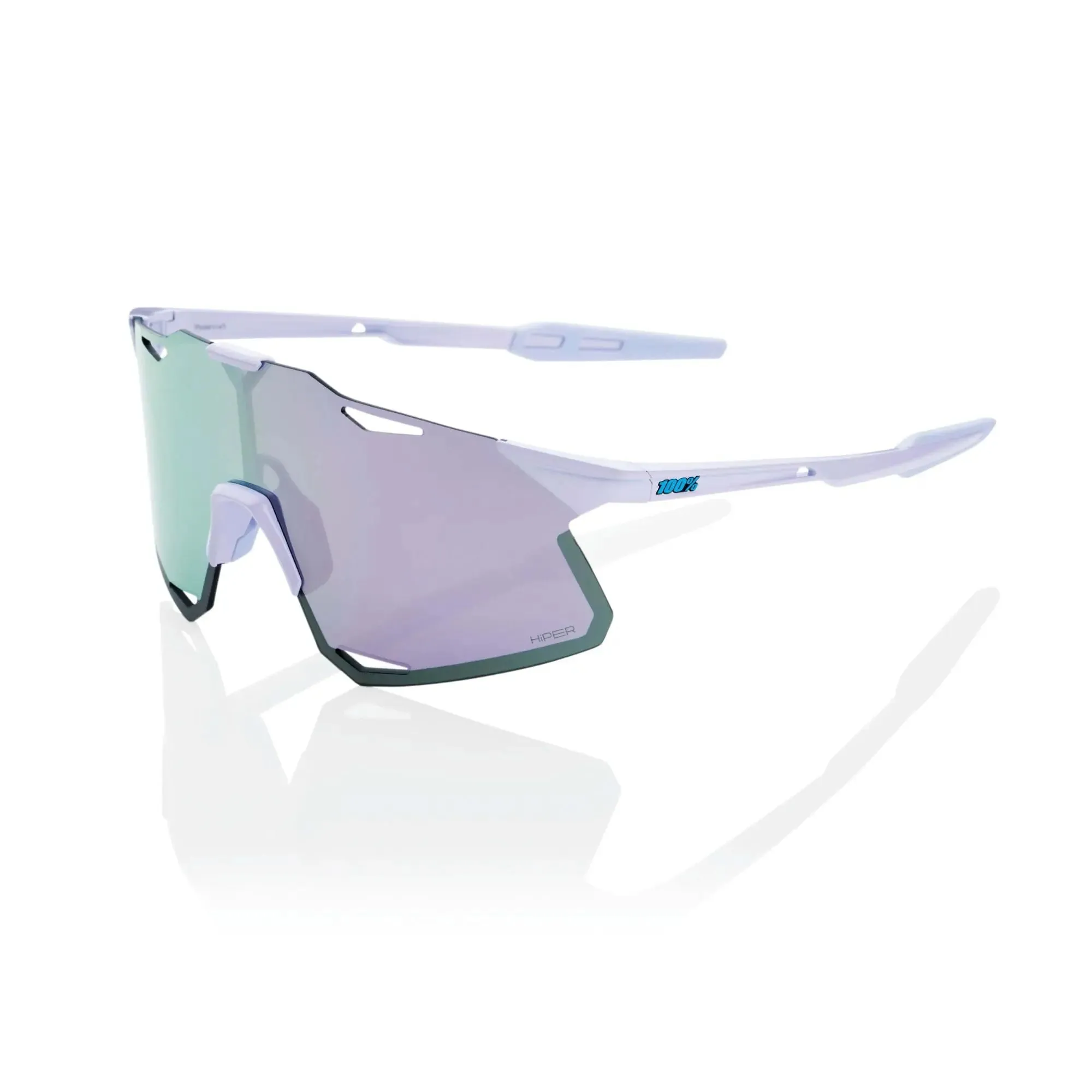 100% Hypercraft Glasses Gloss Lavender / HiPER Lavender Mirror Lens