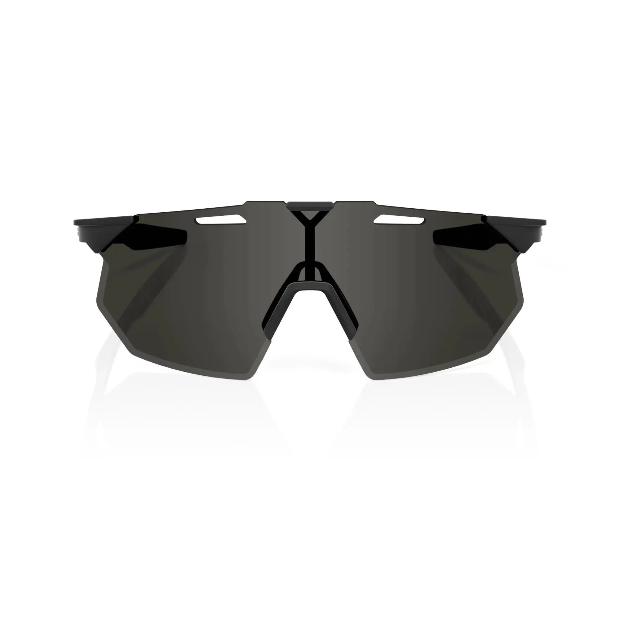 100% Hypercraft SQ Glasses Matt Black / Smoke Lens