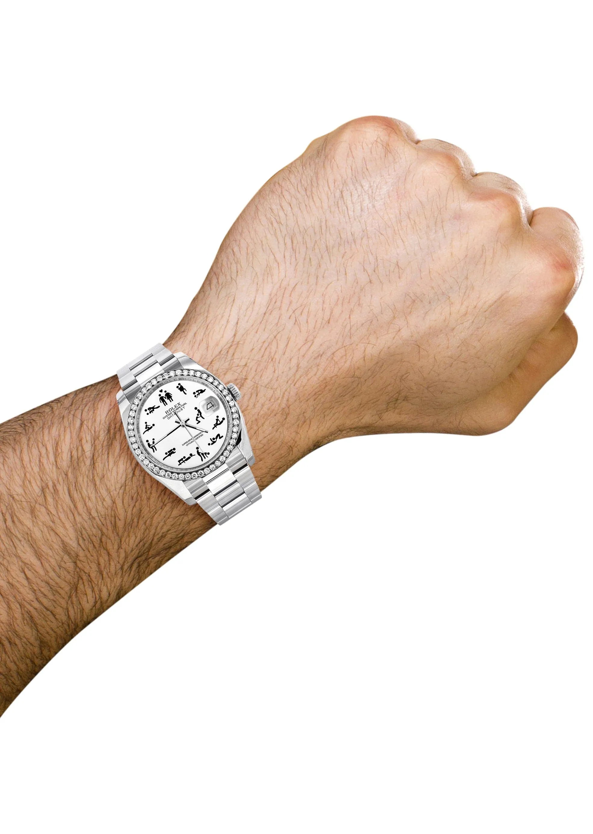 116200 | Rolex Datejust Watch | 36Mm | Erotic Dial | Oyster Band