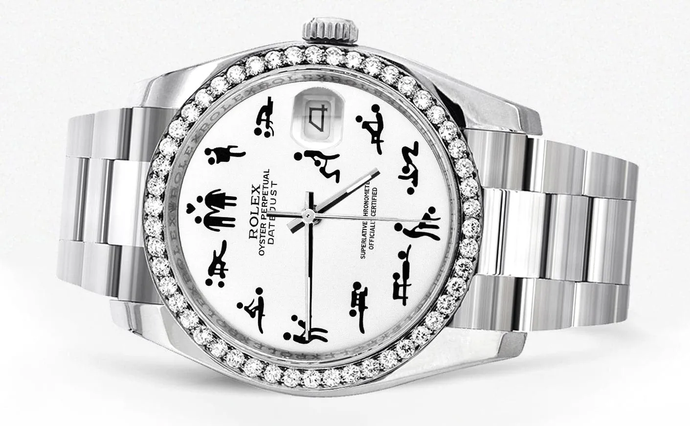 116200 | Rolex Datejust Watch | 36Mm | Erotic Dial | Oyster Band