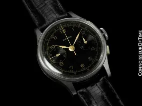 1940's Swiss Vintage Professional & Sporting Telemeter Mens Chronograph Watch