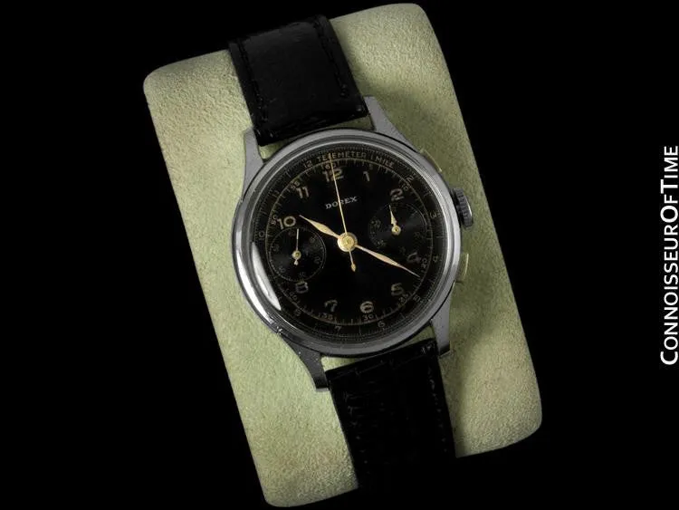 1940's Swiss Vintage Professional & Sporting Telemeter Mens Chronograph Watch