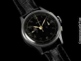 1940's Swiss Vintage Professional & Sporting Telemeter Mens Chronograph Watch