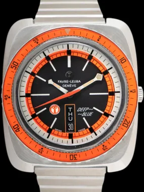 1960s Favre-Leuba Deep Blue (Ref. 59973) "U.S. Diver's"