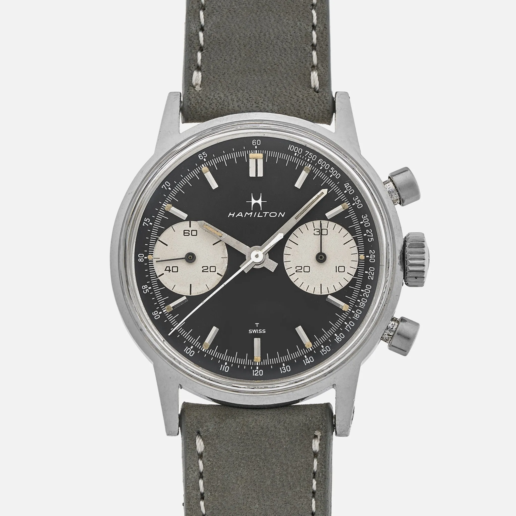 1960s Hamilton 'Reverse Panda' Chronograph Ref. 7723