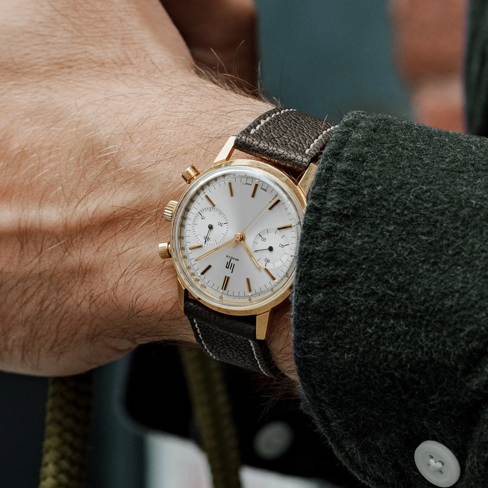 1960s Lip Chronograph In 18k Yellow Gold