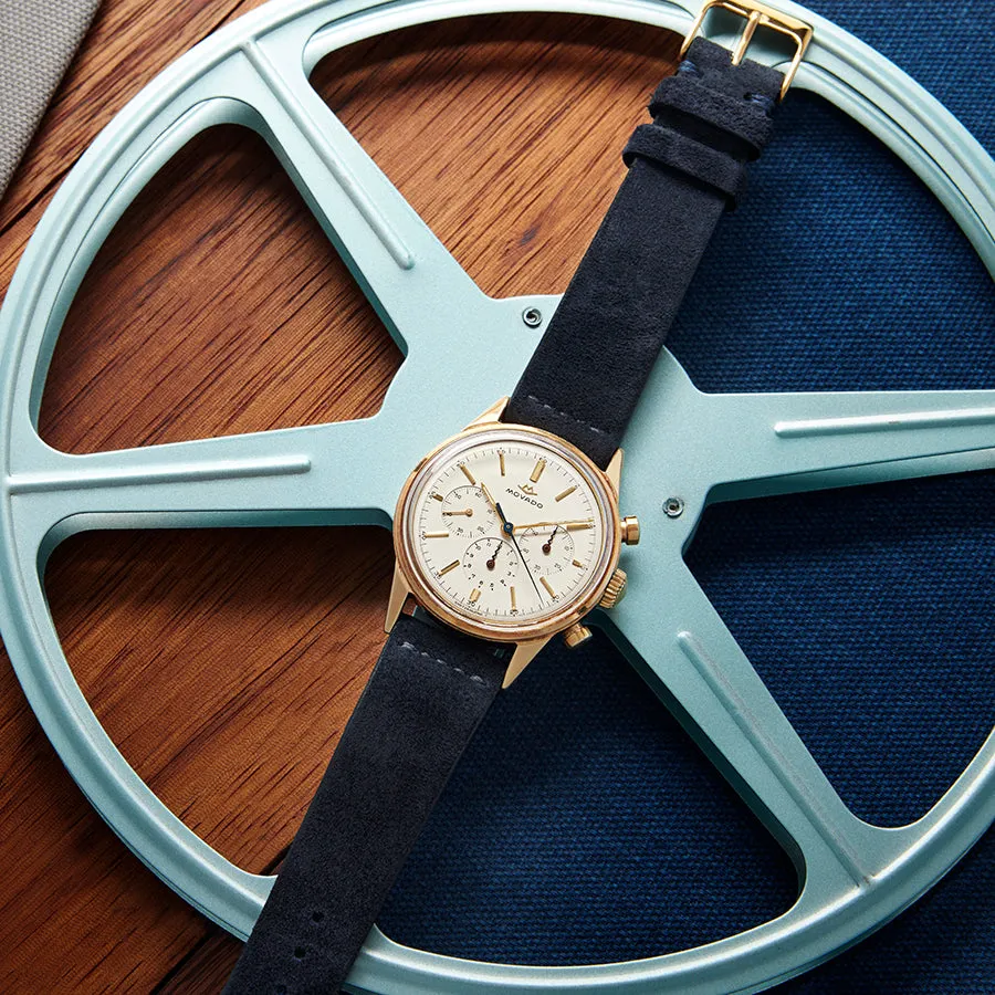 1960s Movado M95 Sub-Sea Chronograph Ref. 95-224-568 In 14k Yellow Gold