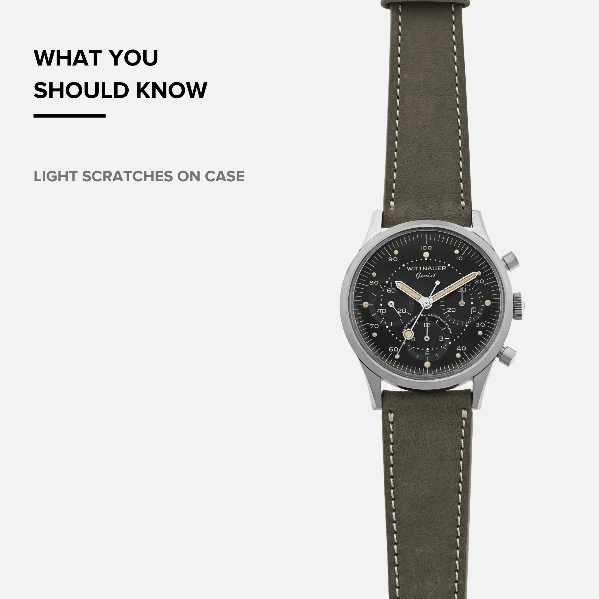 1960s Wittnauer Professional Chronograph Ref. 242T