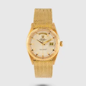1963 Rolex Day Date Special Millanaise Bracelet Ref. 1803