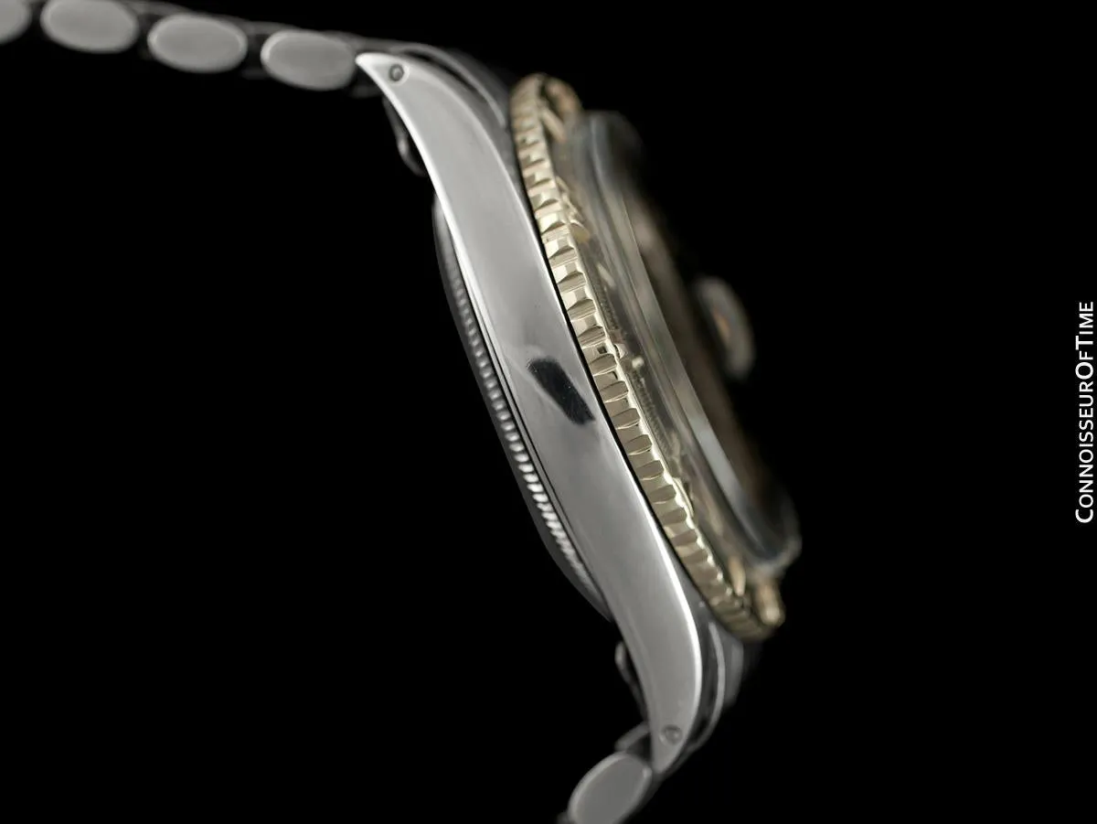 1969 Rolex Vintage Turn-O-Graph Thunderbird Datejust Mens Watch, 1625 - Stainless Steel & 18K White Gold