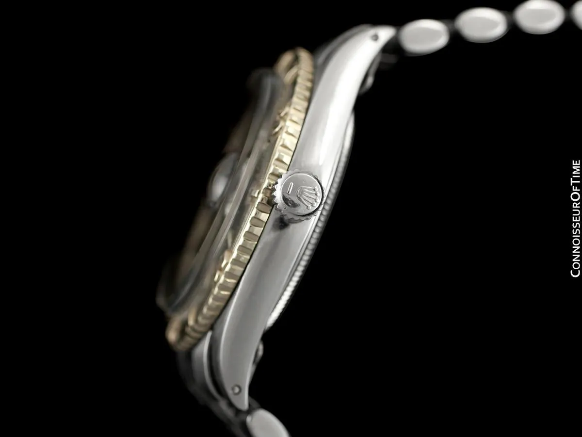 1969 Rolex Vintage Turn-O-Graph Thunderbird Datejust Mens Watch, 1625 - Stainless Steel & 18K White Gold