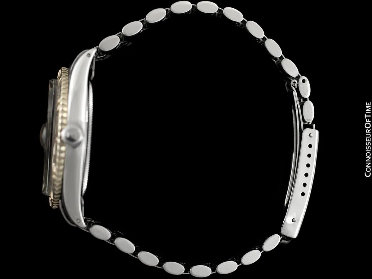1969 Rolex Vintage Turn-O-Graph Thunderbird Datejust Mens Watch, 1625 - Stainless Steel & 18K White Gold