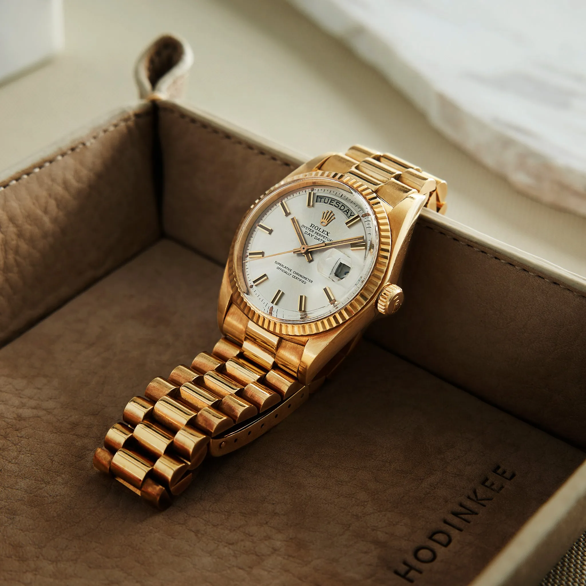1970 Rolex Day-Date Ref. 1803 In 18k Yellow Gold On Bracelet