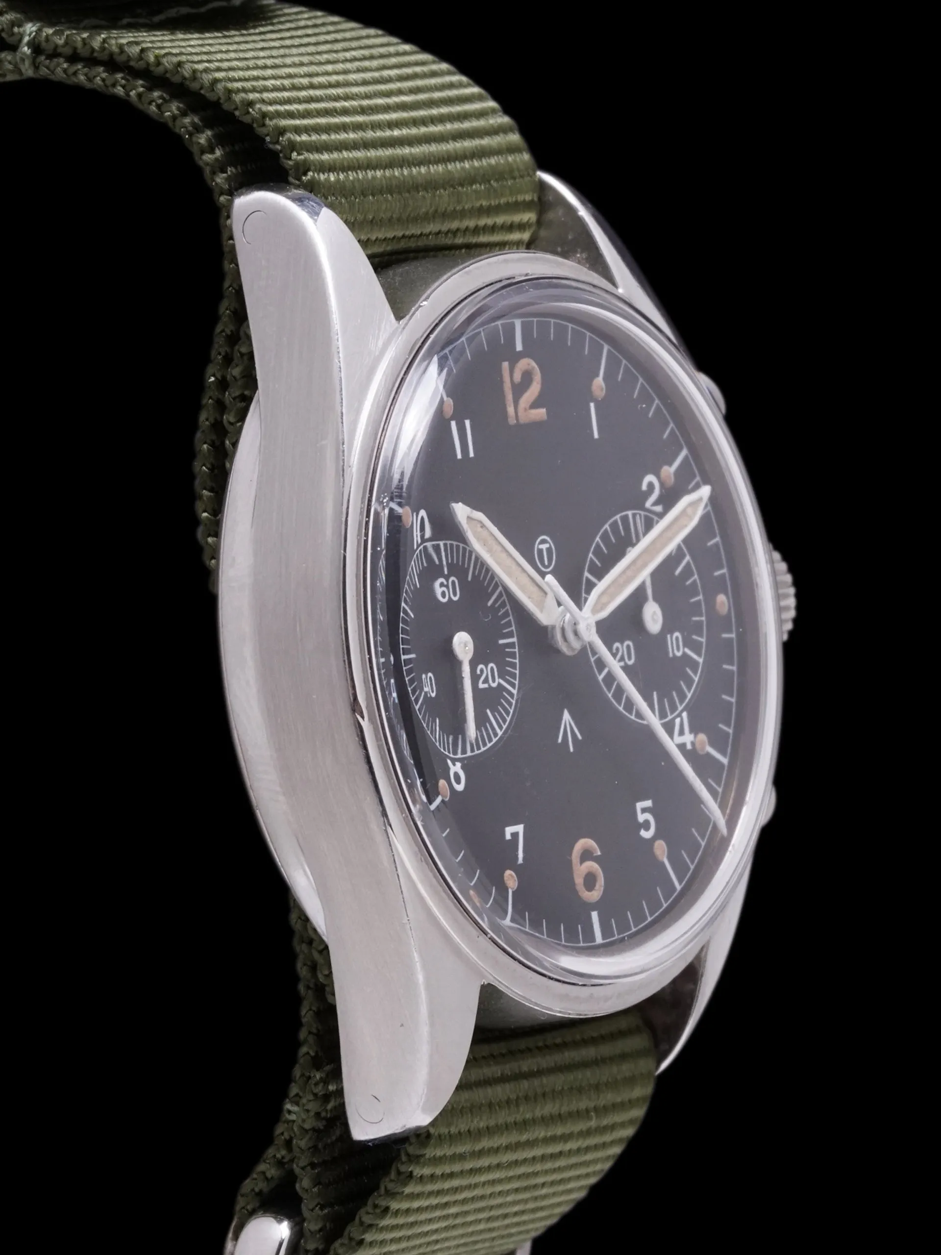 1973 CWC Royal Navy Pilots Chronograph "Sterile Dial"