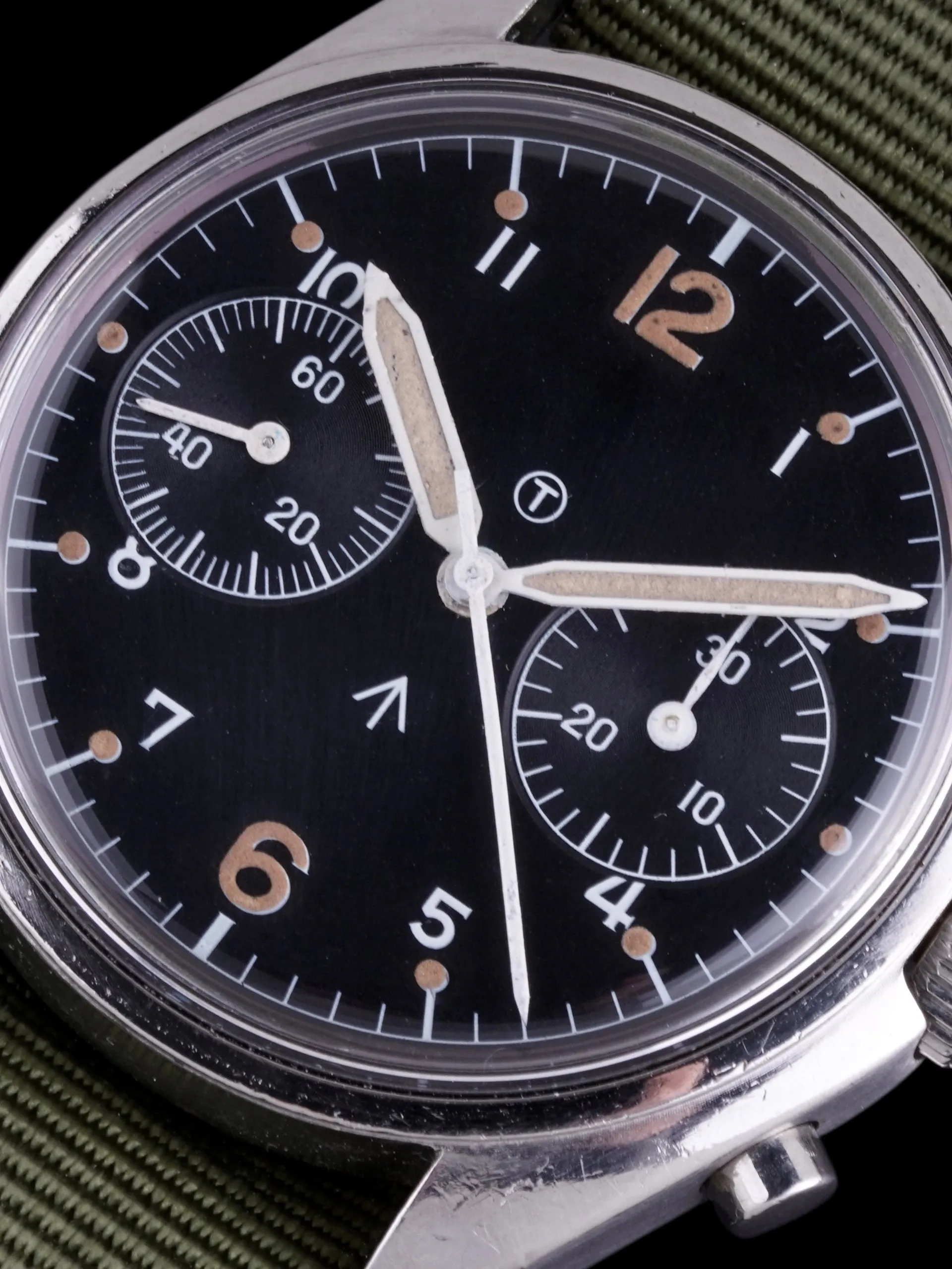 1973 CWC Royal Navy Pilots Chronograph "Sterile Dial"