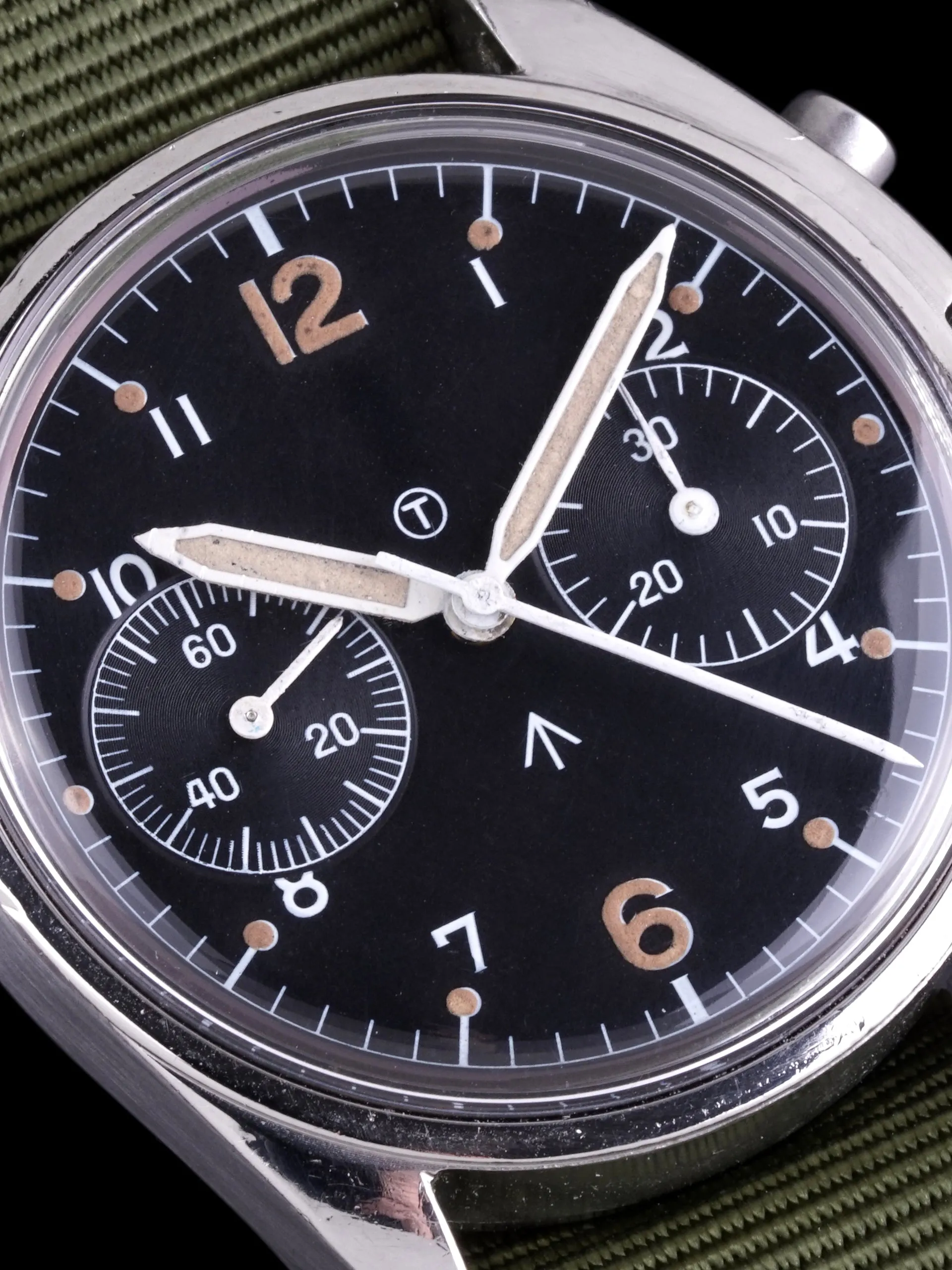 1973 CWC Royal Navy Pilots Chronograph "Sterile Dial"