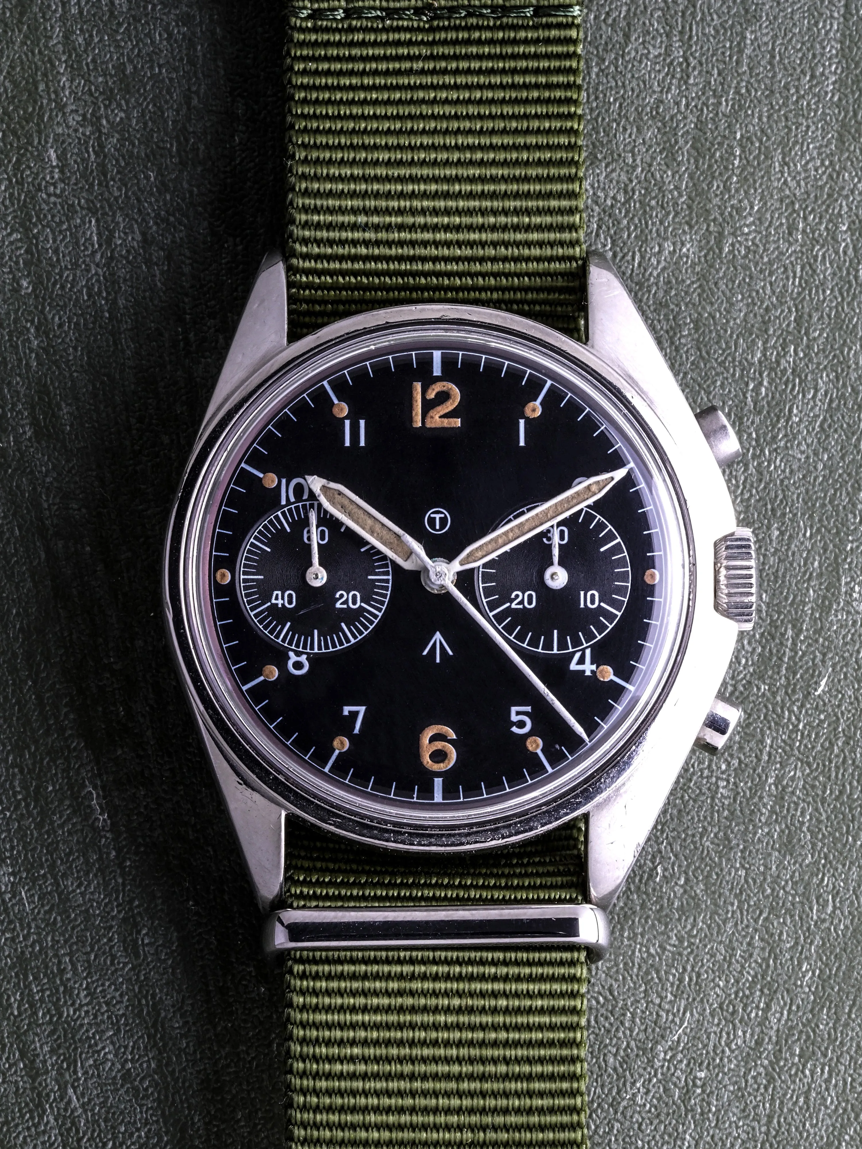 1973 CWC Royal Navy Pilots Chronograph "Sterile Dial"
