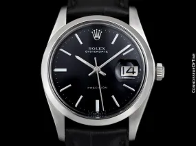 1975 Rolex Oysterdate Vintage Mens Watch with Date - Stainless Steel