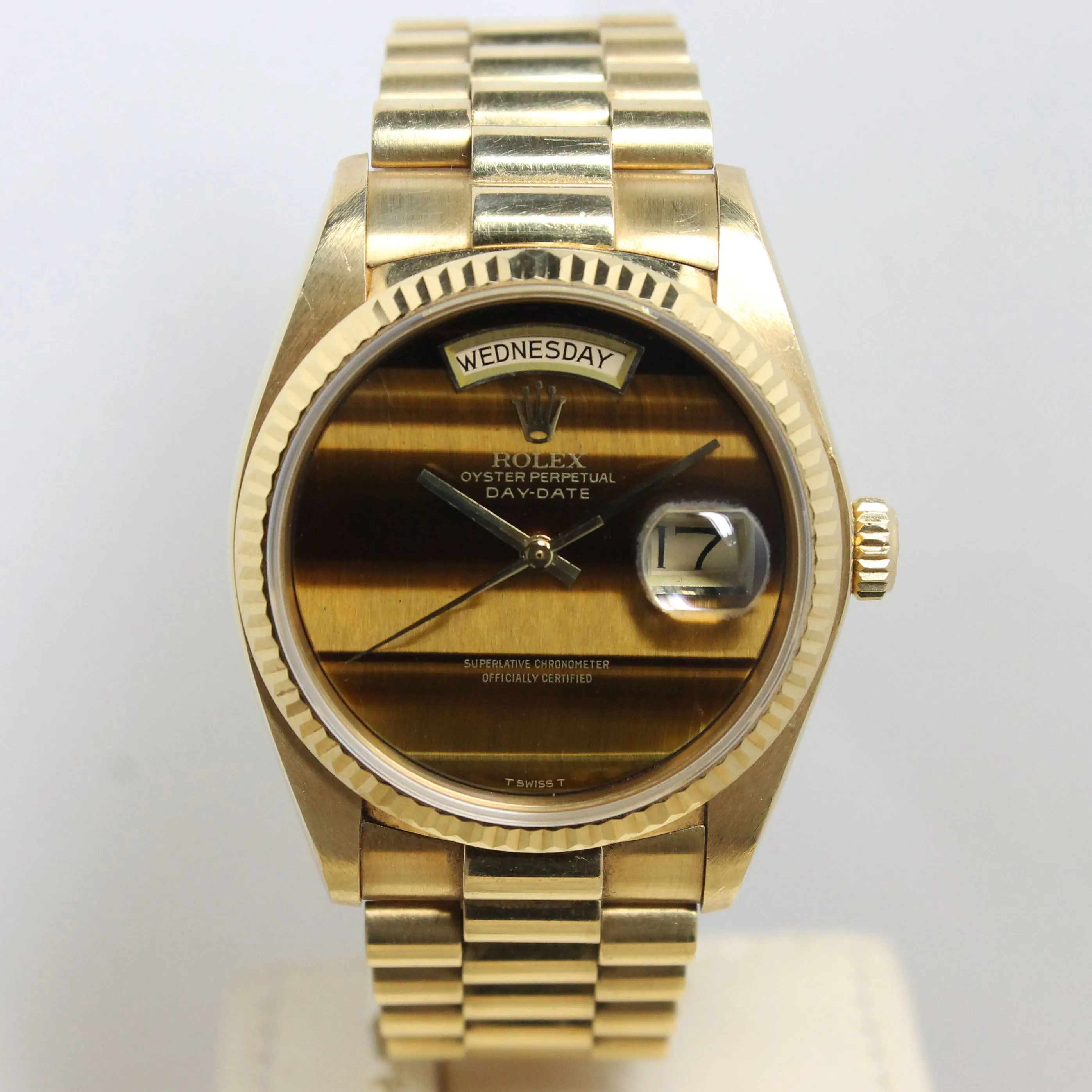 1980 Rolex Day Date Tiger's Eye Ref. 18038 (with Papers)