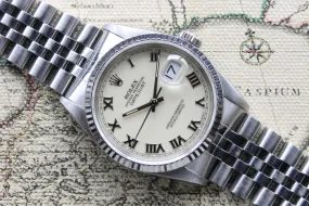 1990 Rolex Datejust St/WG Cream Dial Ref. 16234