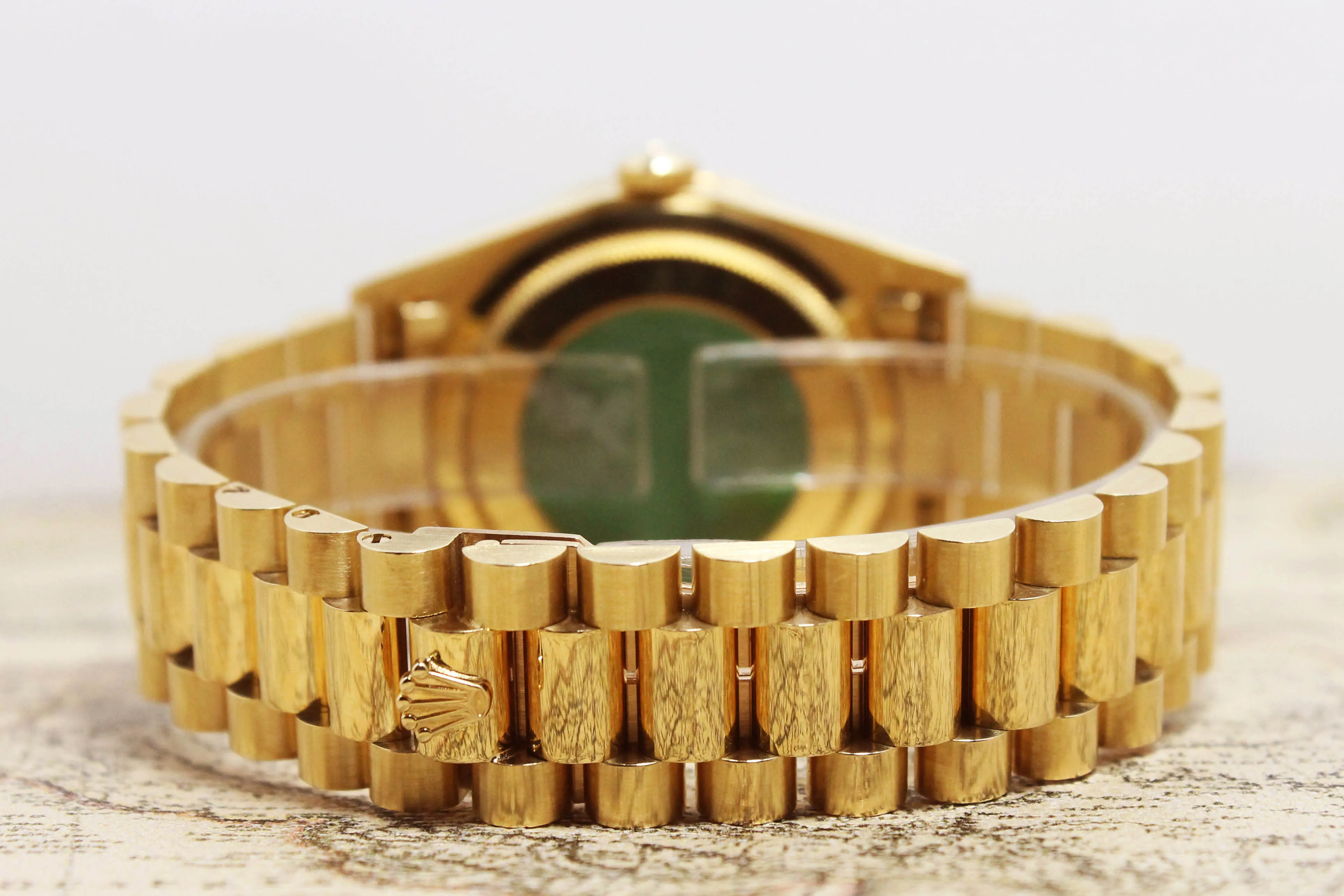 1990 Rolex Day Date Factory Malachite Dial Ref. 18348