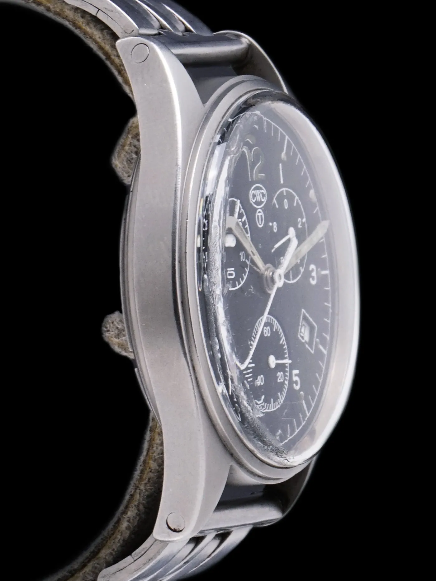 1990s CWC Quartz Military Pilots Chronograph "Belgian Air Force"