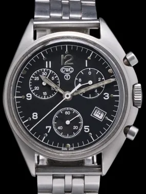 1990s CWC Quartz Military Pilots Chronograph "Belgian Air Force"