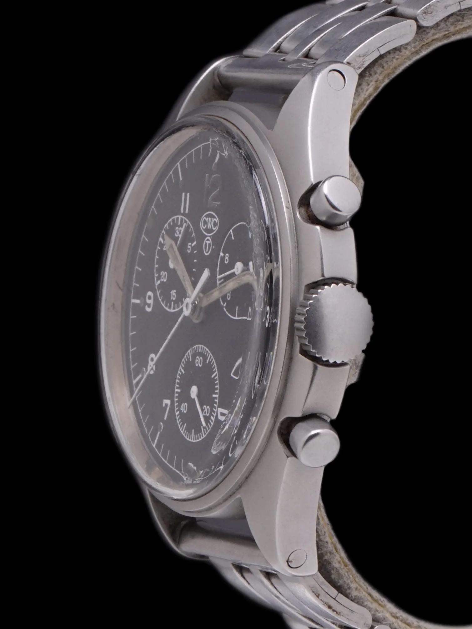 1990s CWC Quartz Military Pilots Chronograph "Belgian Air Force"