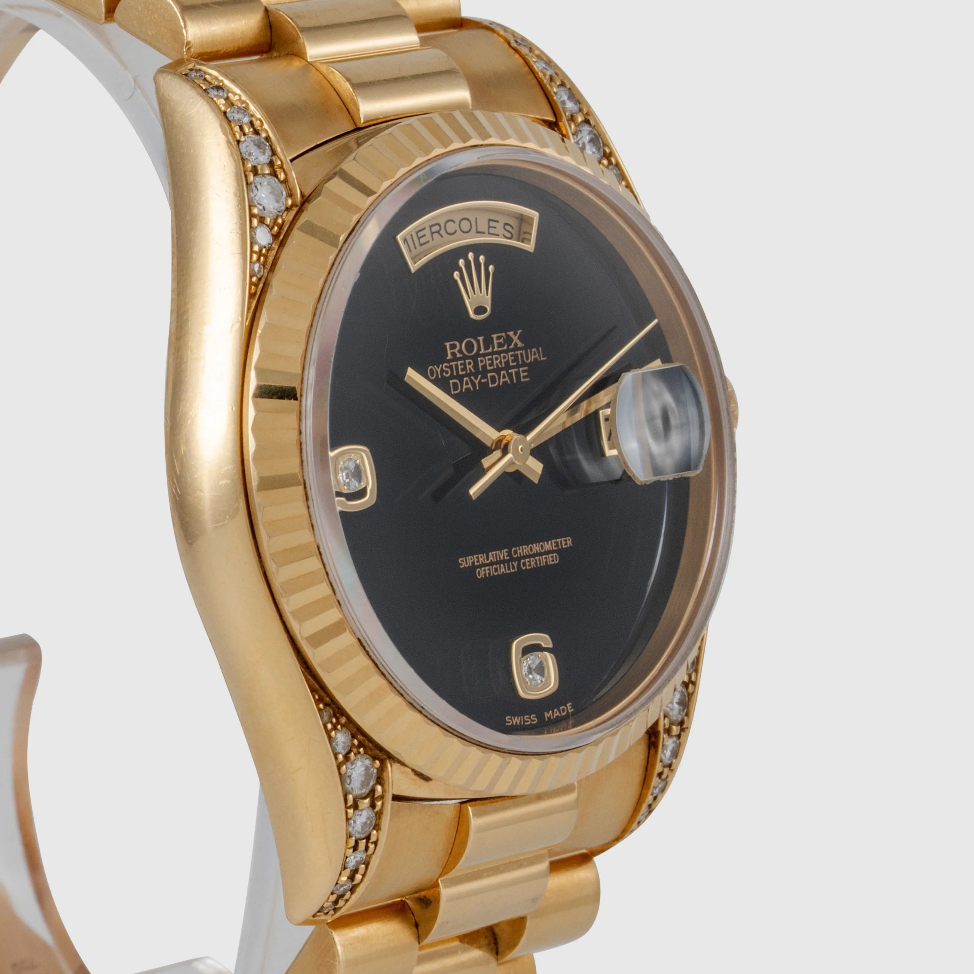 1994 Rolex Day Date Onyx Dial Ref. 18338