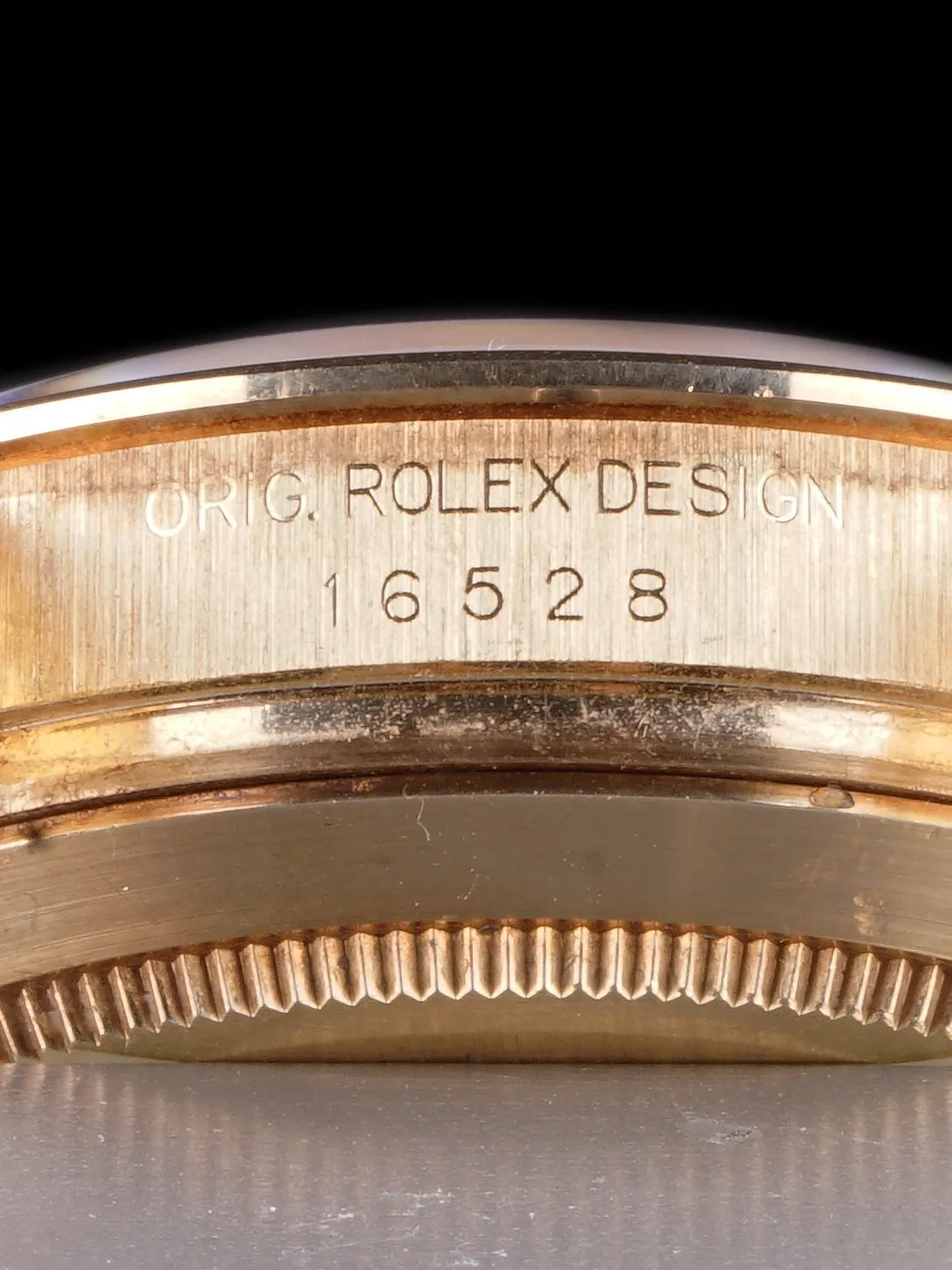 1997 Rolex Zenith Daytona (Ref. 16528) 18k YG Unpolished Box and Papers