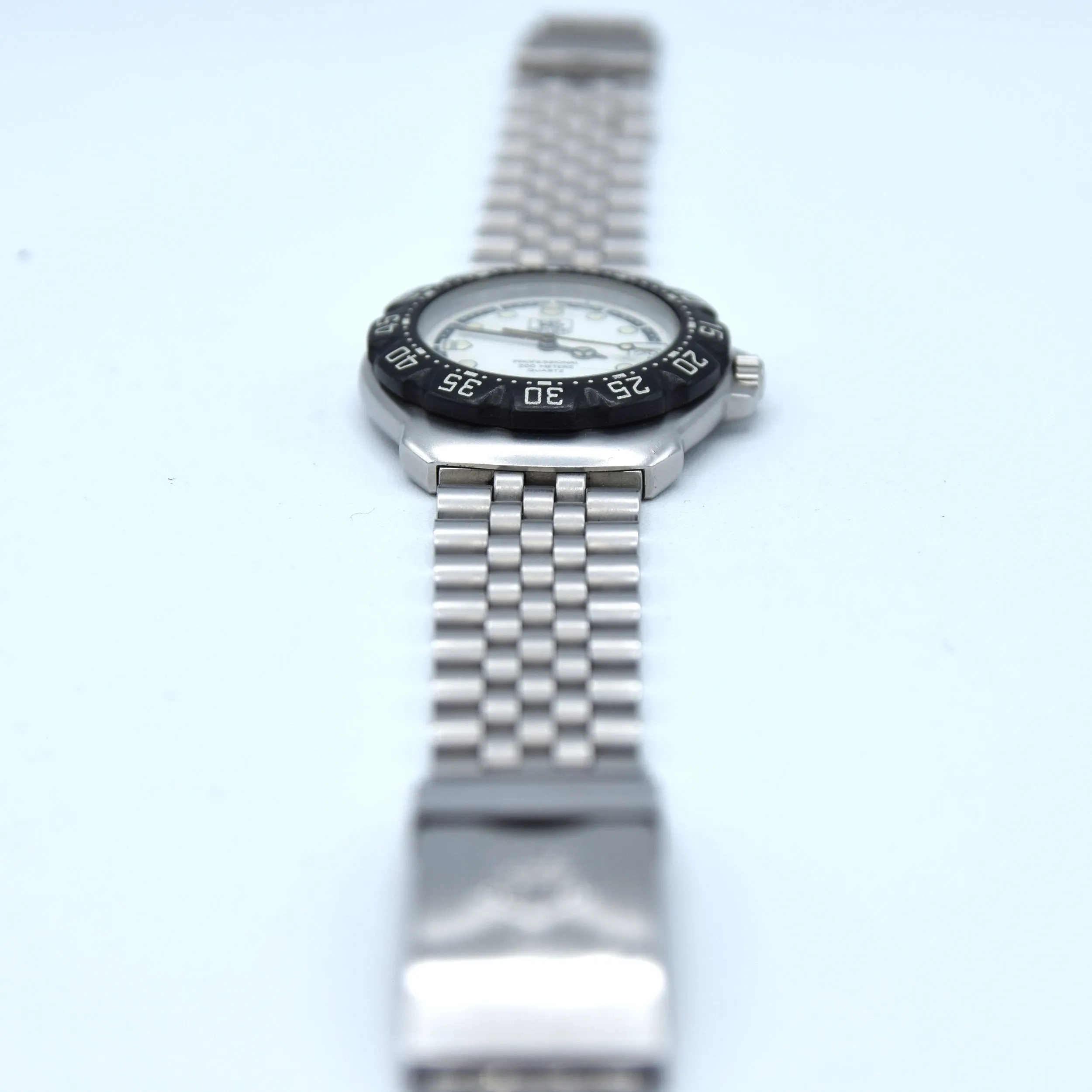 1998 TAG Heuer Formula 1 Series Dive Watch Model WA 1218 in 34mm Stainless Steel Full Box & Papers Set