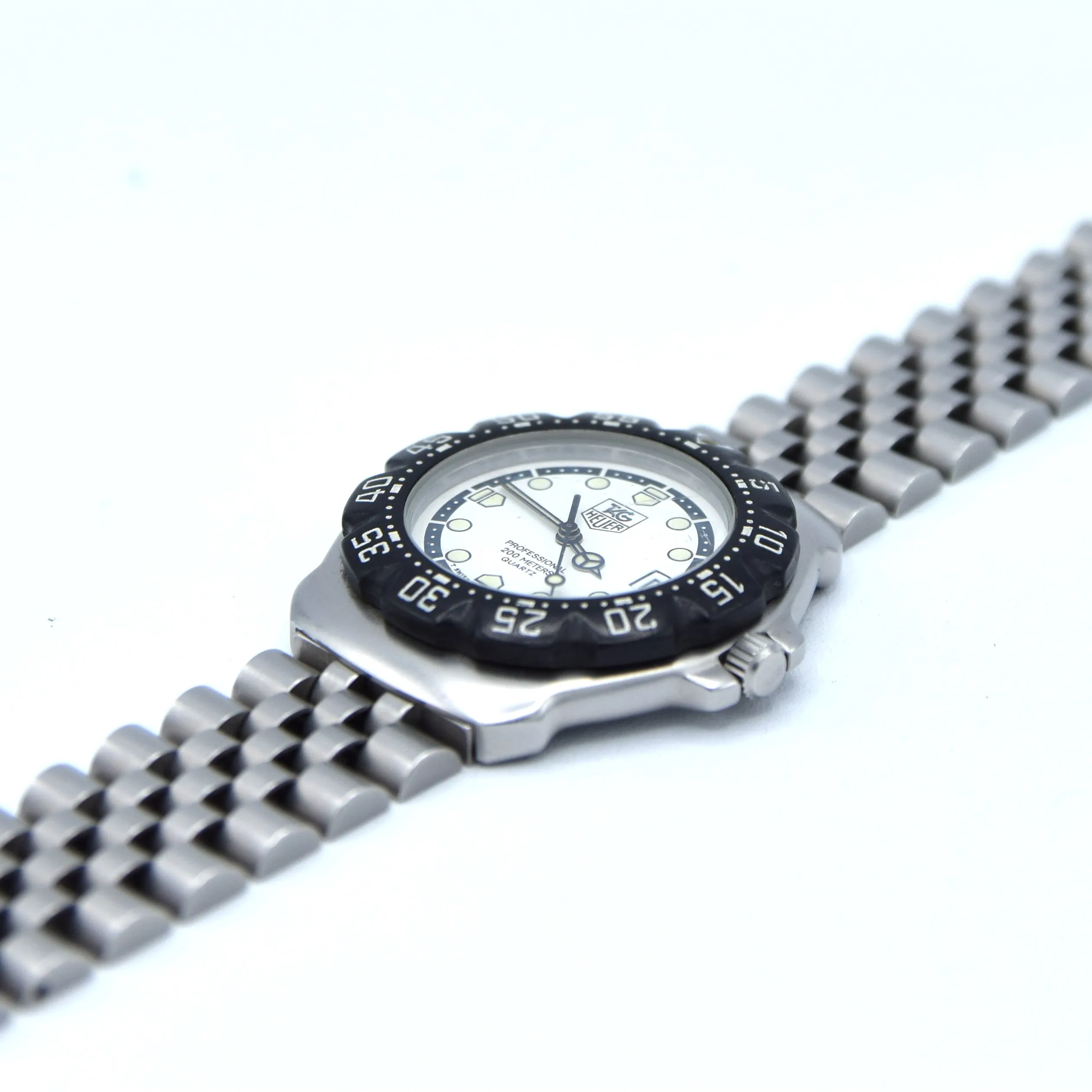 1998 TAG Heuer Formula 1 Series Dive Watch Model WA 1218 in 34mm Stainless Steel Full Box & Papers Set
