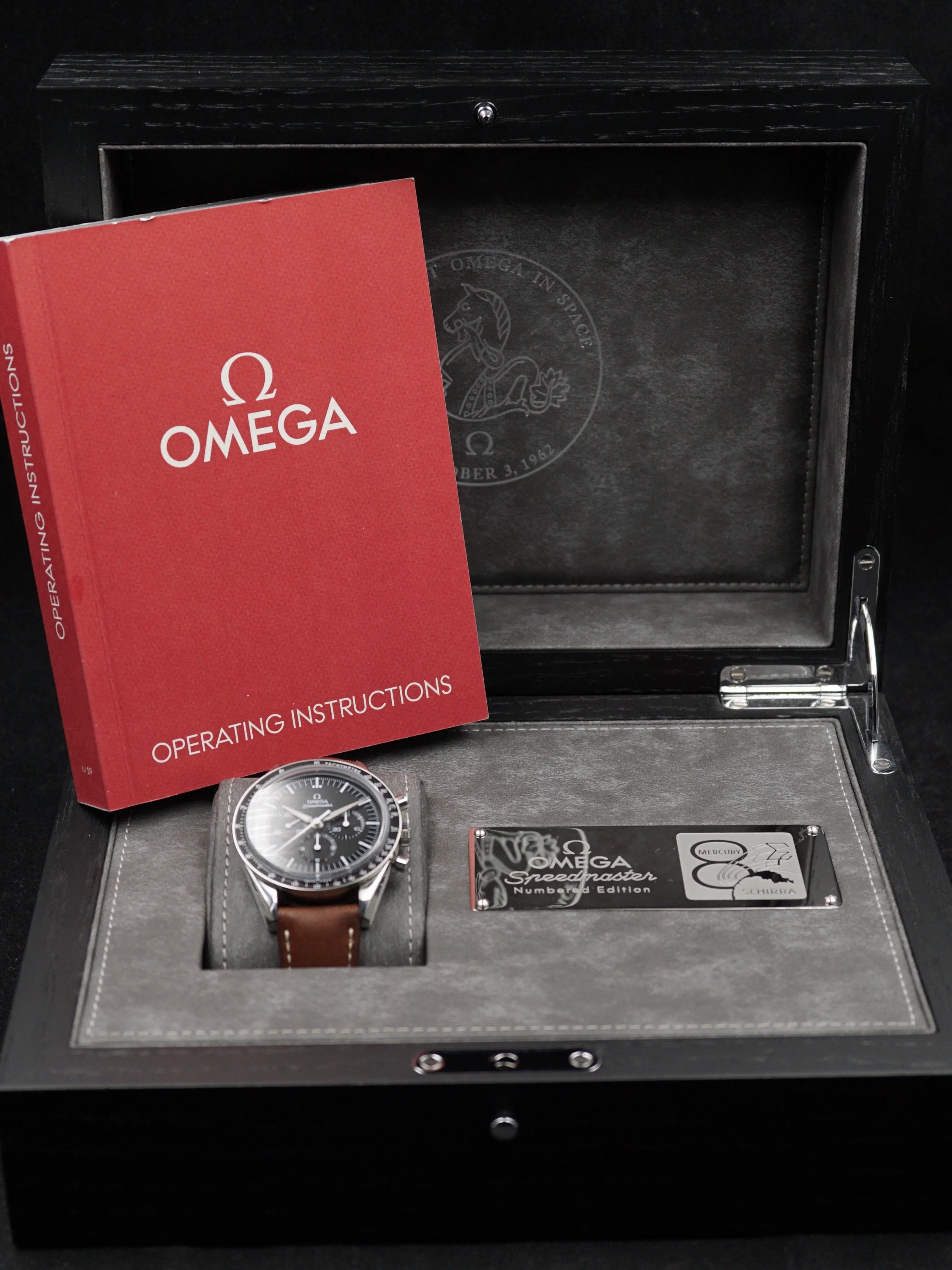 2012 Omega Speedmaster “First Omega In Space” Reissue w/ Box and Booklets