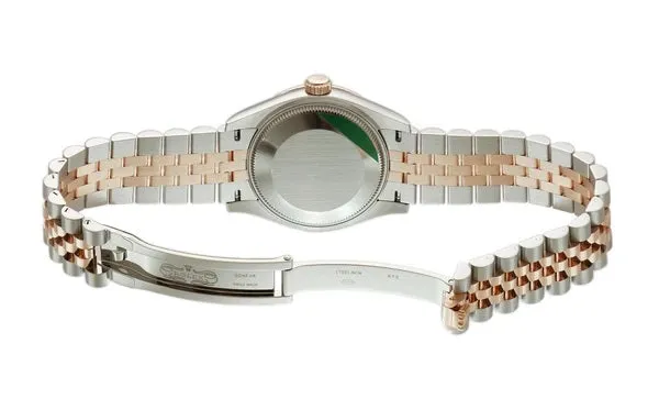 31mm Steel & 18k Everose Gold White Roman Dial Jubilee Bracelet