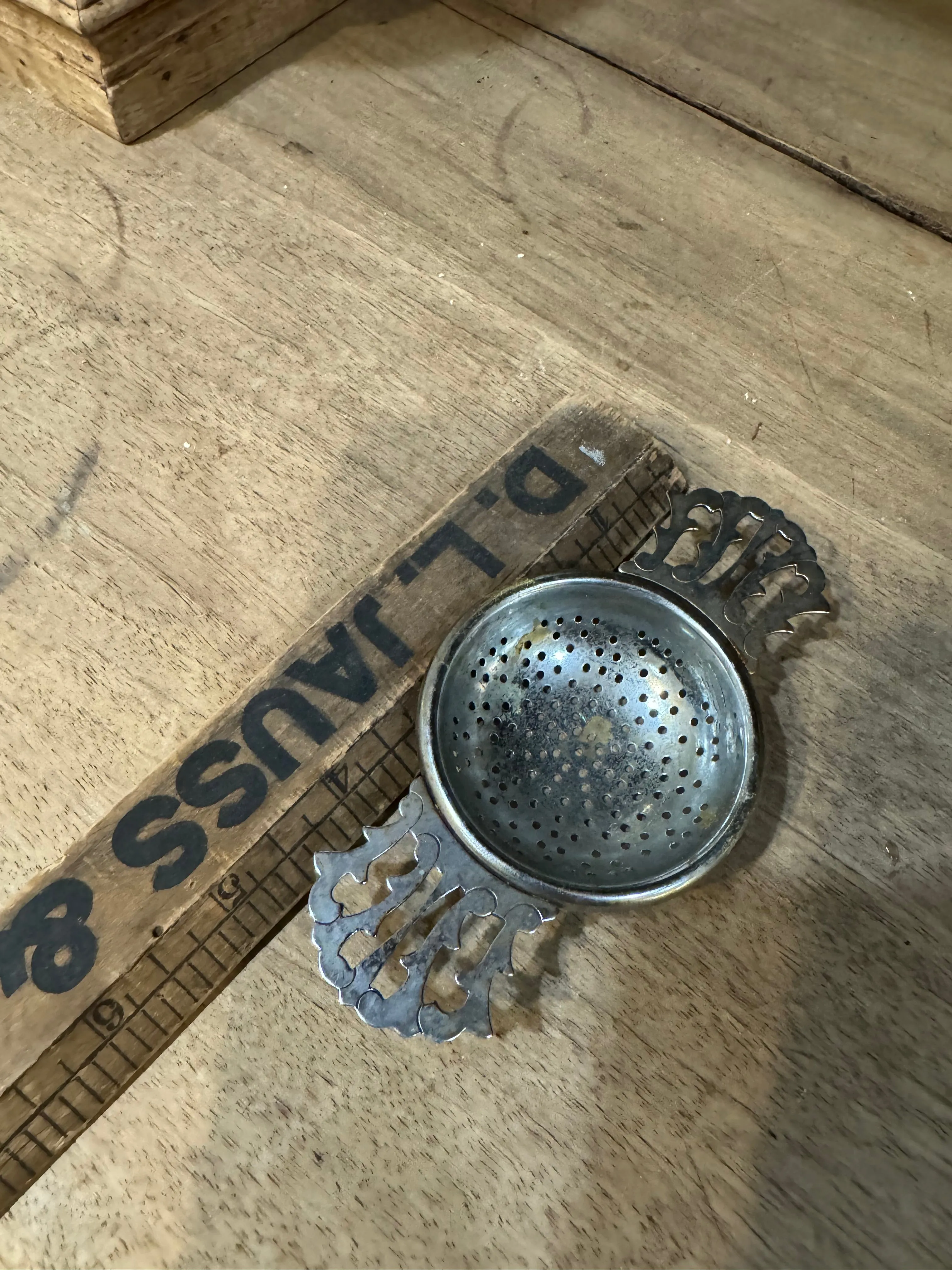 4-1/2" Antique Vintage Tea Strainer