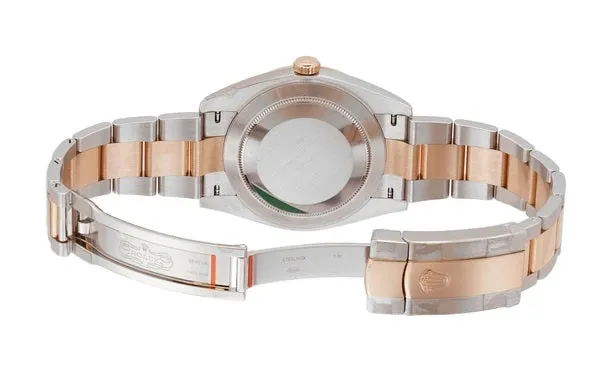 41mm Steel & Everose Gold Chocolate Diamond Dial Oyster Bracelet