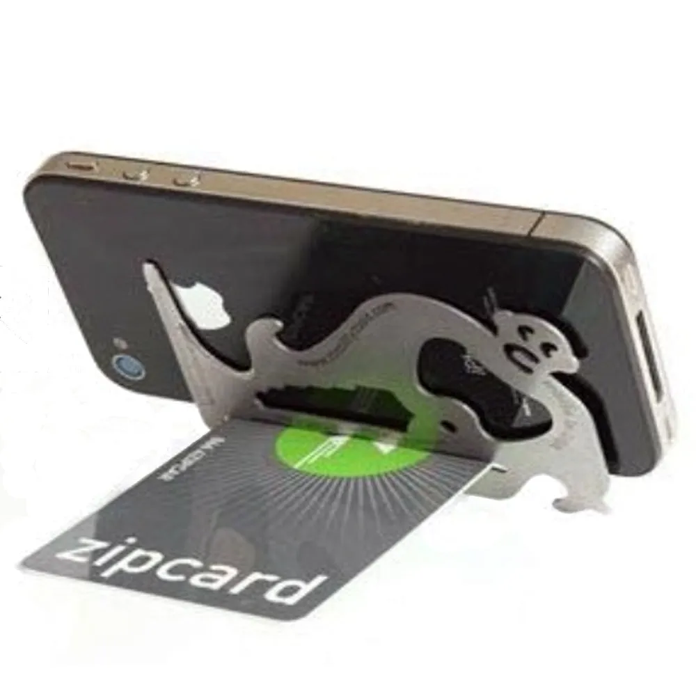 Acme Approved Pocket Monkey Multi Tools Credit Card Pocket and Wallet Multitool Card | 15 in 1 | EDC | Zombie Survival Kit Outdoor Multi-tool Wallet sized For Men and Women