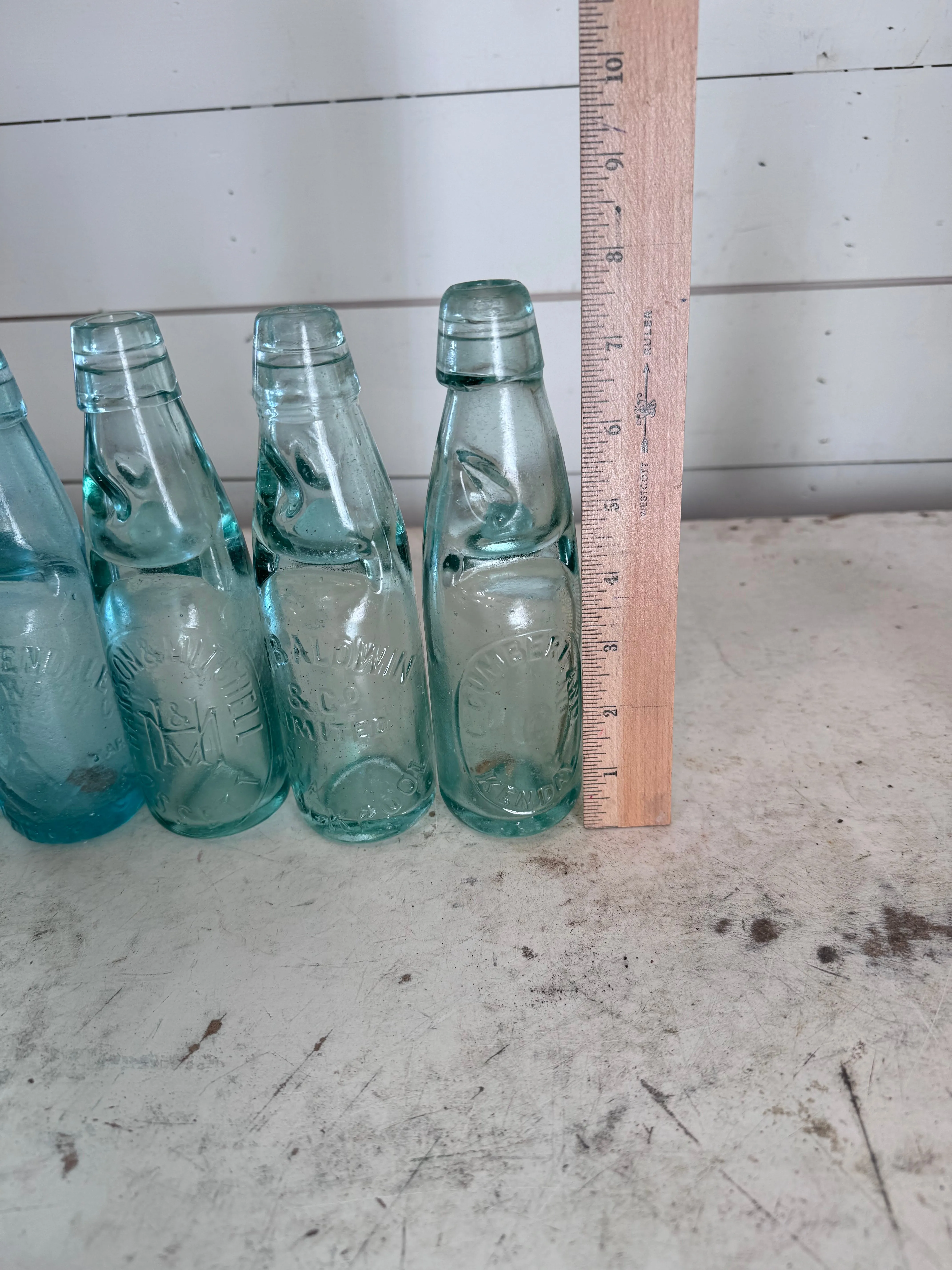 Antique English Soda Bottles - Sold Individually