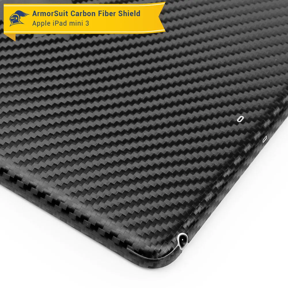 Apple iPad Mini 3 Screen Protector   Carbon Fiber Skin