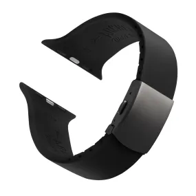 Apple Watch Custom Fit Silicone Watch Band - Black/Gray