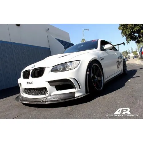 APR Front Bumper Canards BMW M3 E90/E92 (08-13)  [Carbon Fiber] Bumper Spats Pair CF-549003