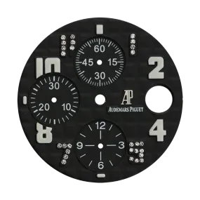 Audemars Piguet 42mm Black Méga Tapisserie Pattern Custom Dial