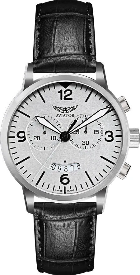 Aviator Watch Vintage Airacobra Chrono D