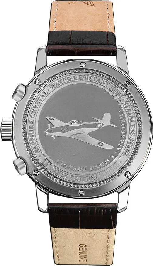 Aviator Watch Vintage Airacobra Chrono D