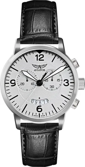 Aviator Watch Vintage Airacobra Chrono D