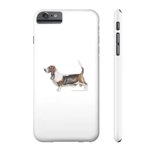 Basset Hound Illustration Phone Case