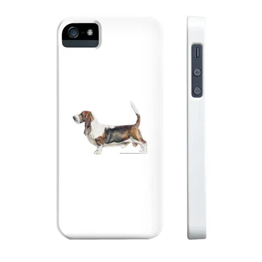 Basset Hound Illustration Phone Case