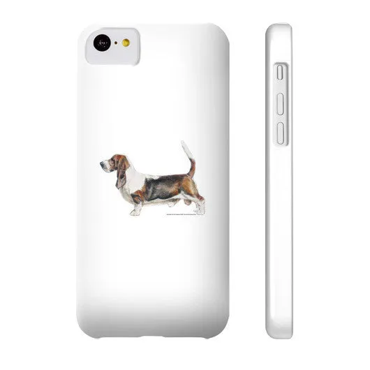 Basset Hound Illustration Phone Case