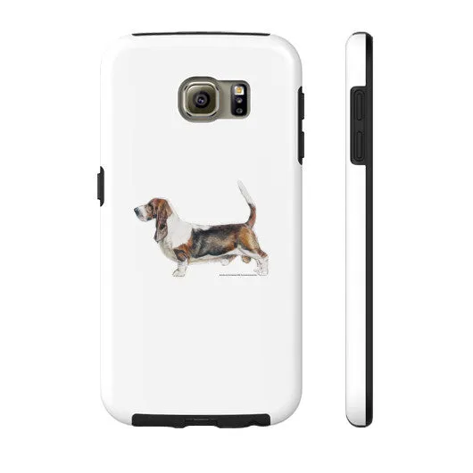 Basset Hound Illustration Phone Case